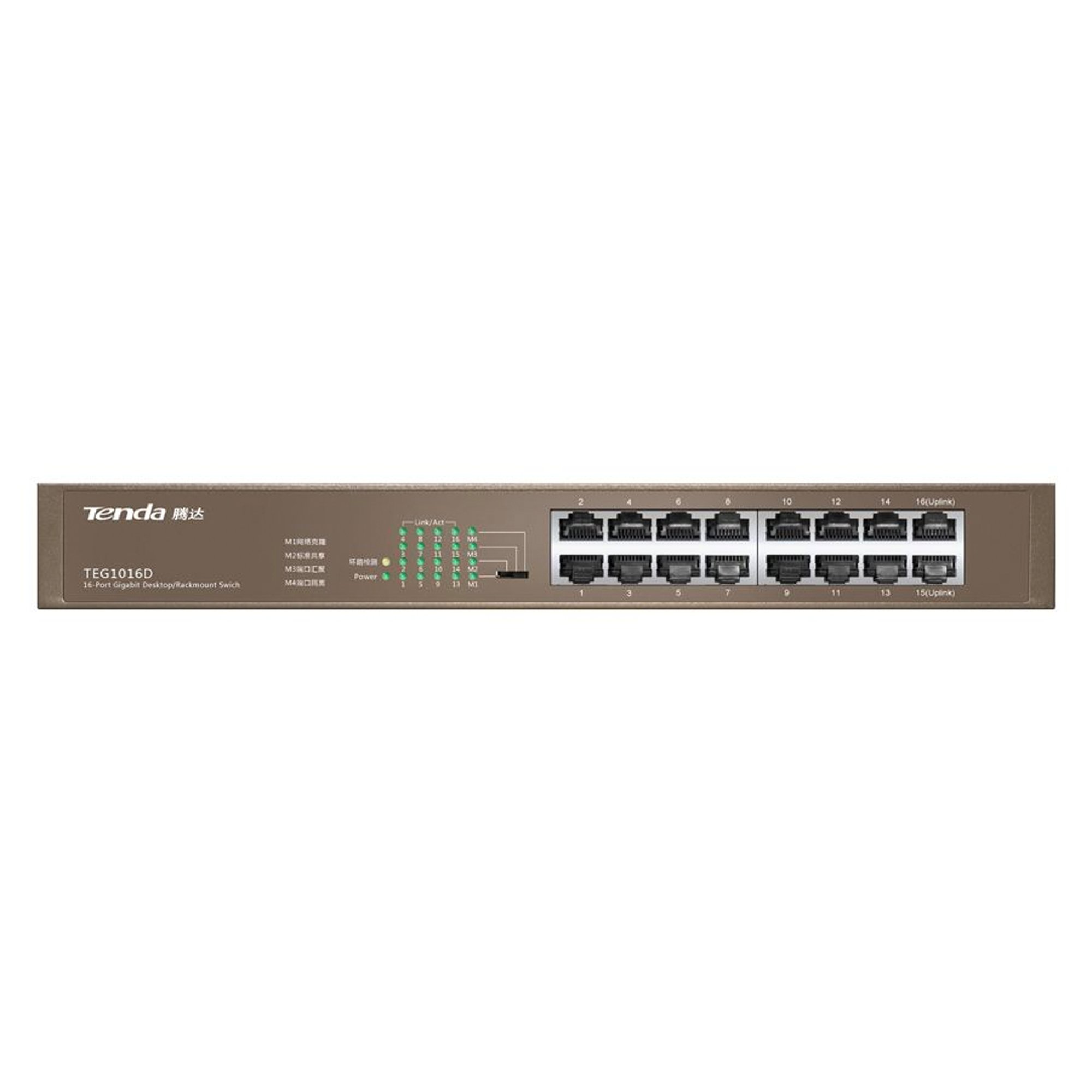 Tenda 16 Port Gigabit Rack Mount Switch