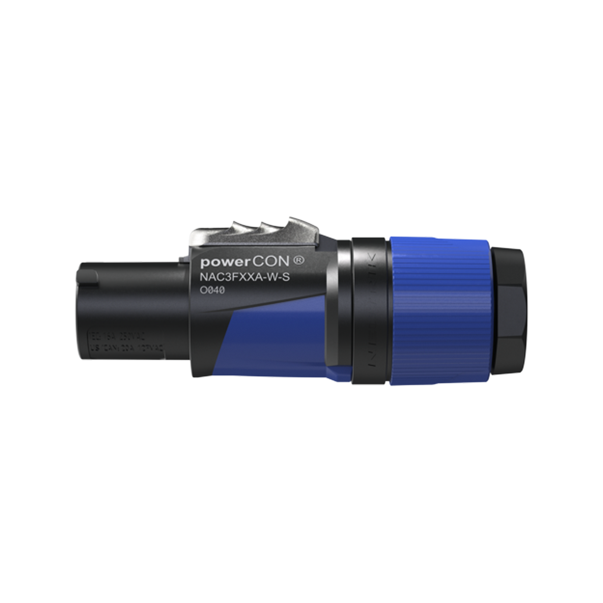 Neutrik NAC3FXXA-W-S Elect PowerC In/Blue 3x1.55mm (6-12mm)