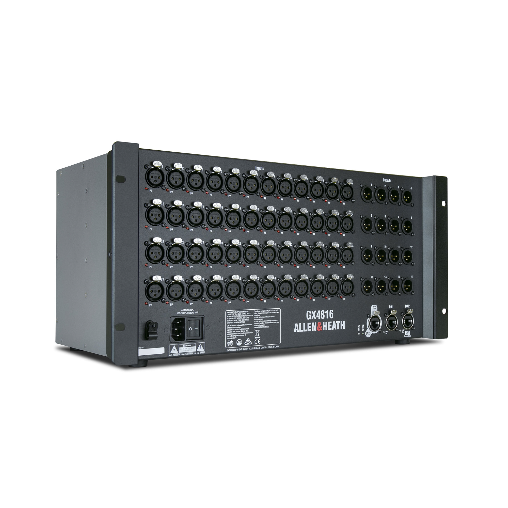 Allen & Heath GX4816 AudioRack for DLive or SQ Systems