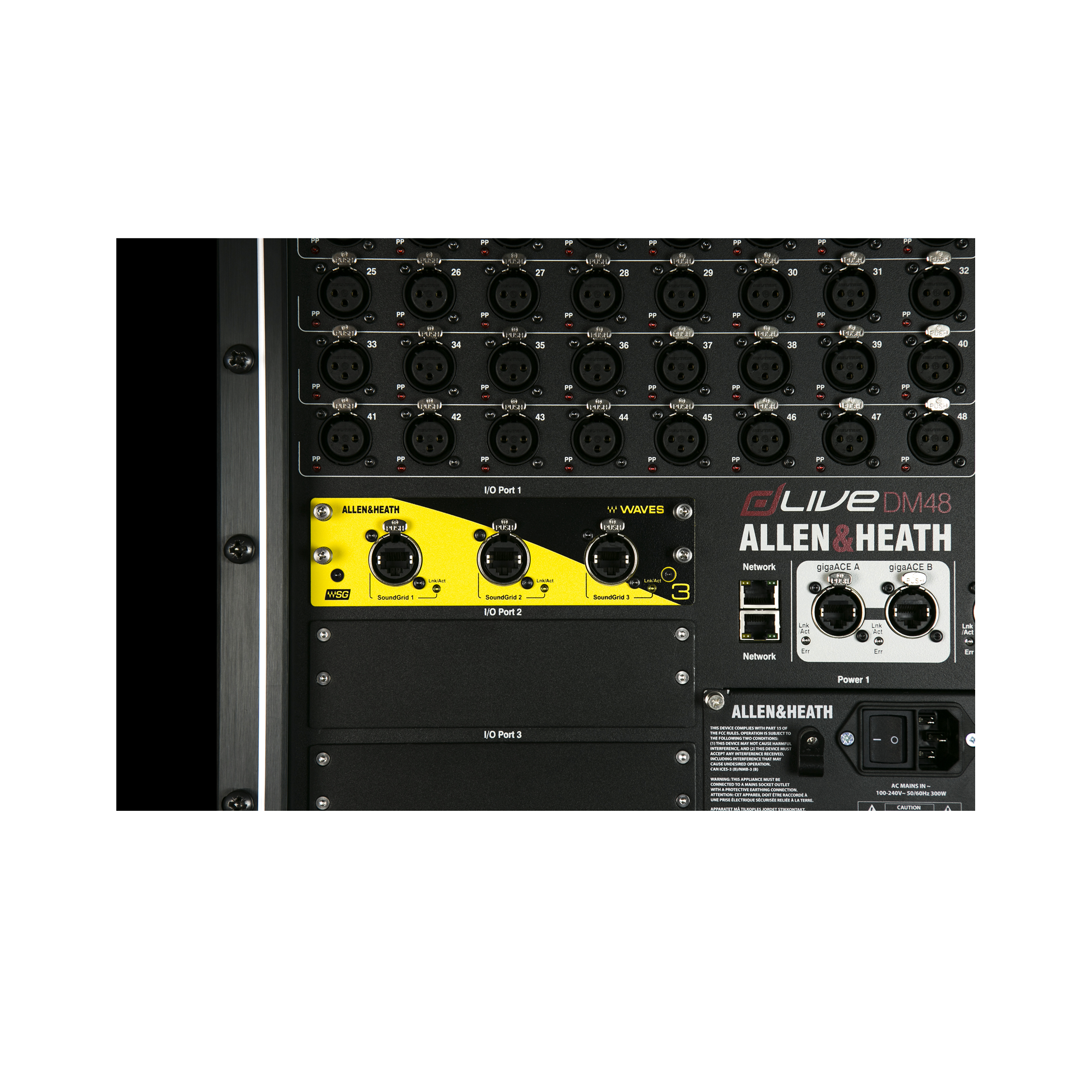 Allen & Heath WAVES 128x128 Audio interface Module