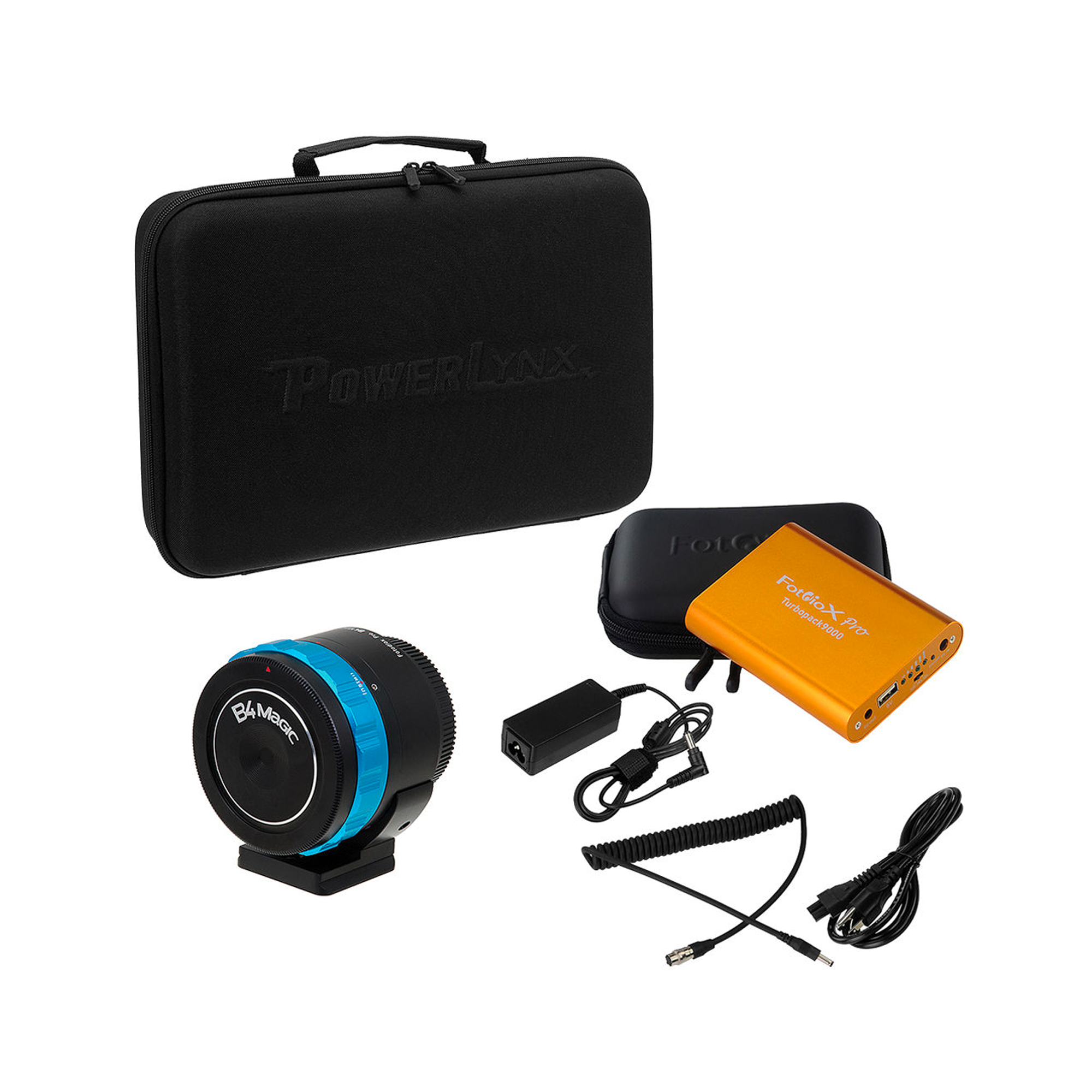 FotodioX Pro PowerLynx Kit for BMPCC with 12-Pin Hirose Type Power Cable