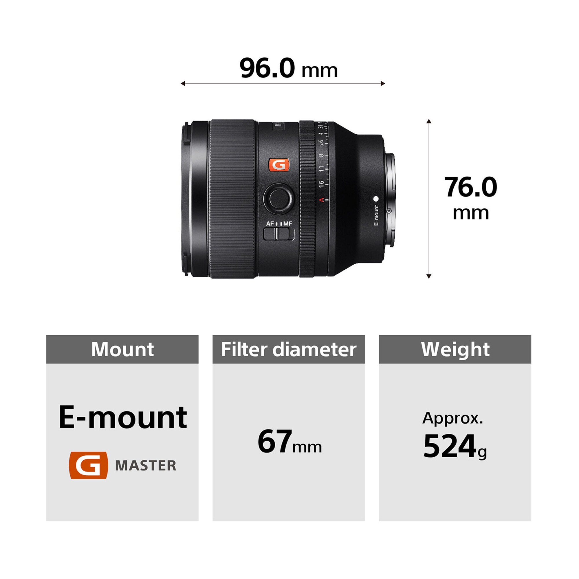 Sony FE 35mm f/1.4 GM Lens