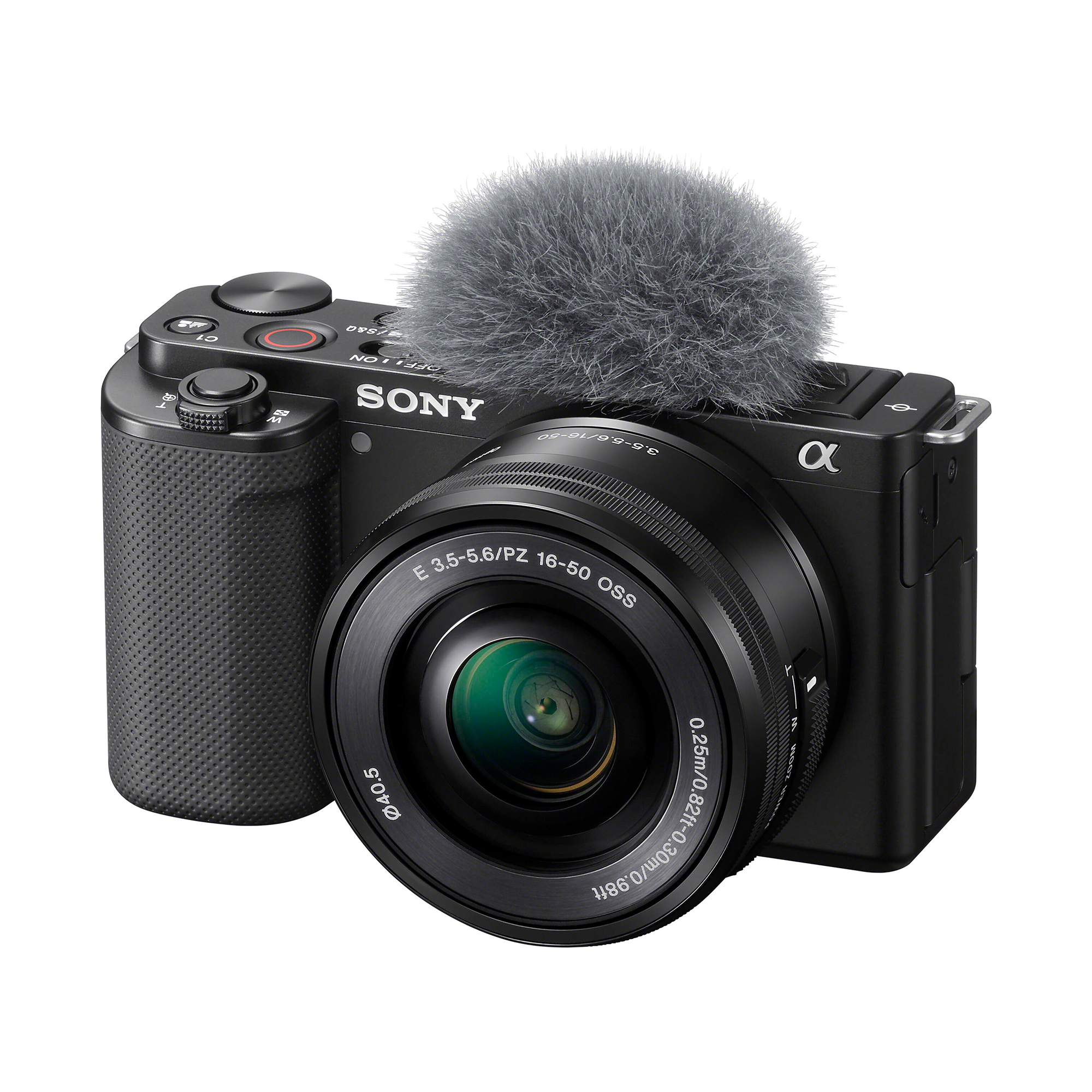 Sony Alpha ZV-E10 Mirrorless Camera with 16-50mm Lens (Black)