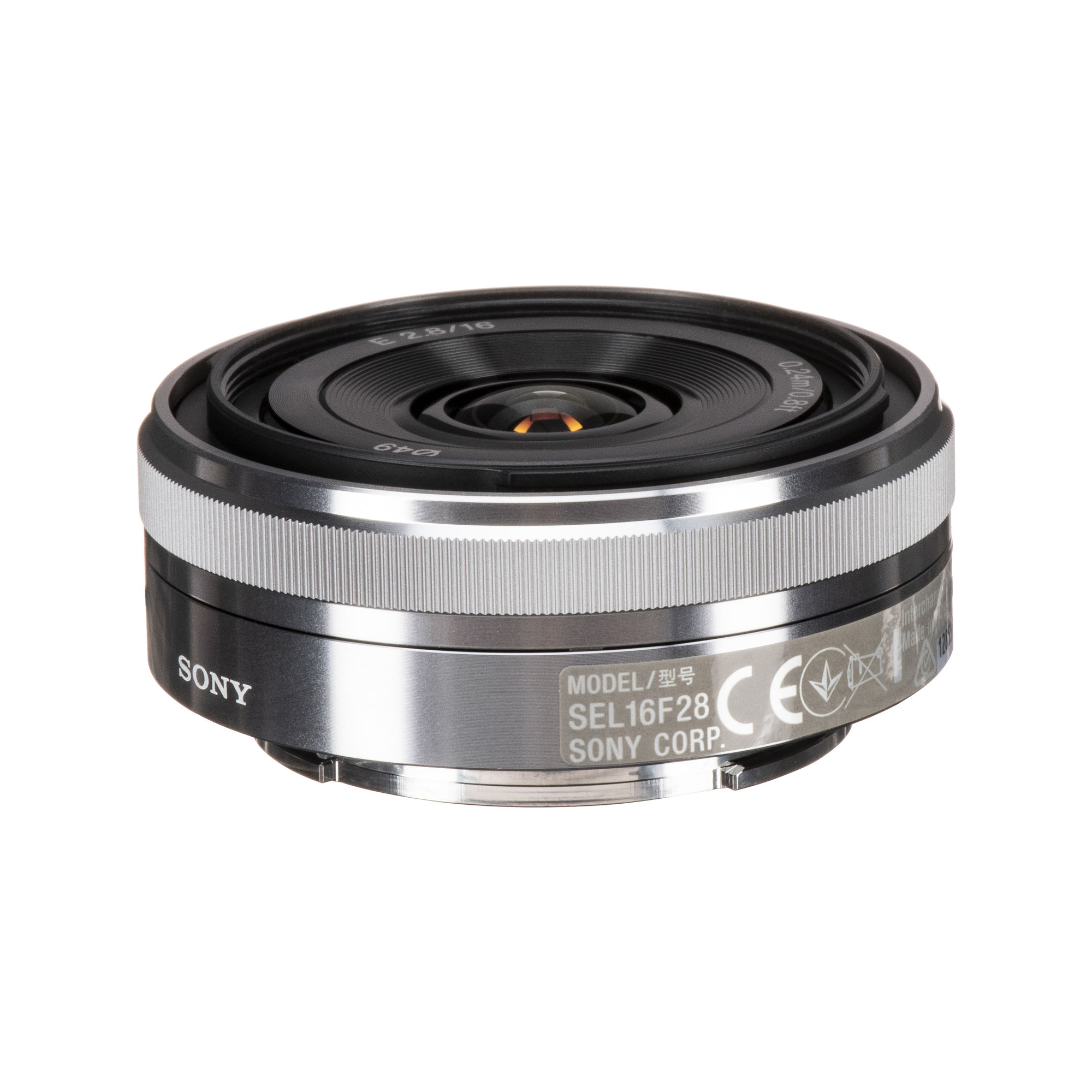 Sony E 16mm f/2.8 Lens (Silver)