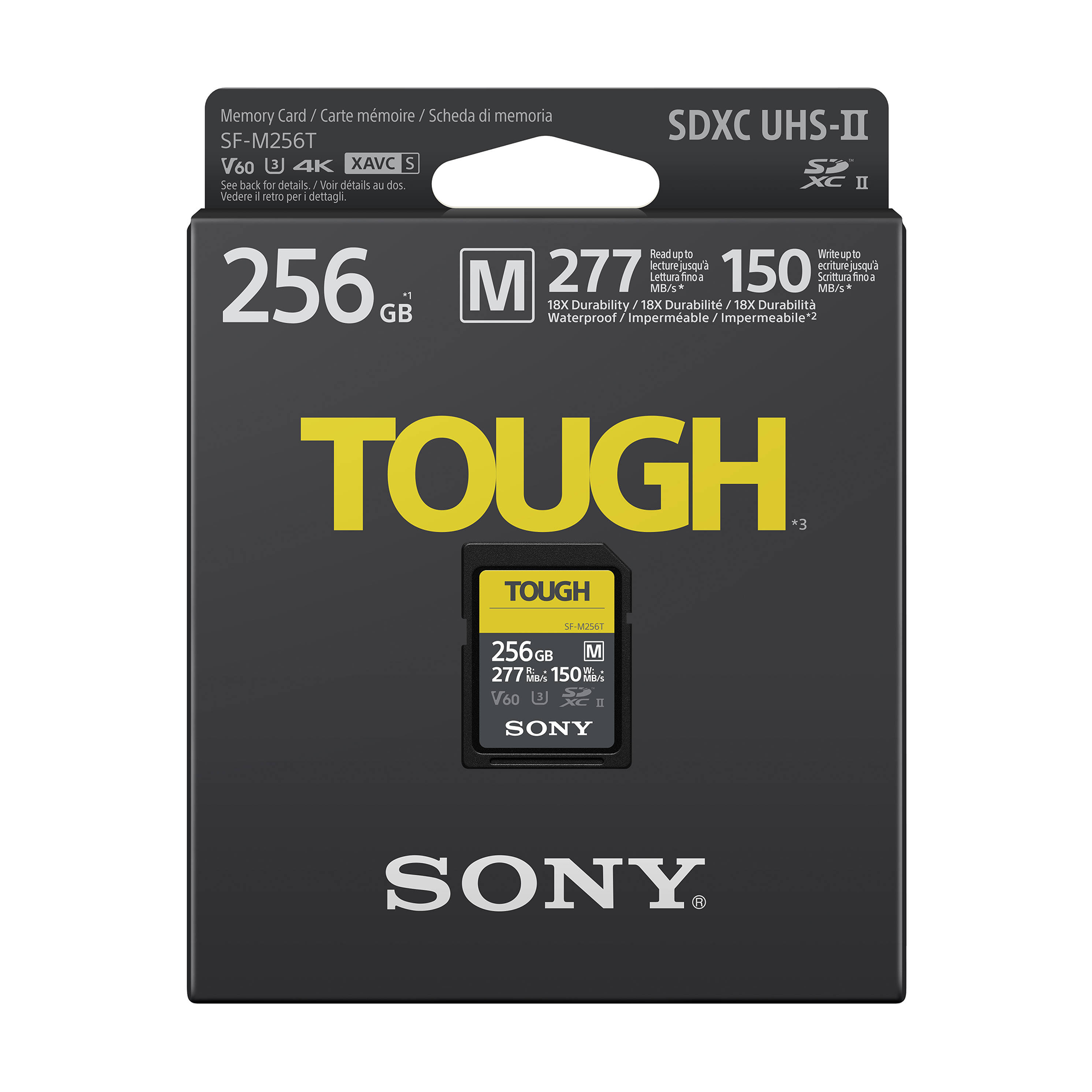 Sony SF-M256GB UHS-II M Tough series CL10_U3 R277/W150 V60