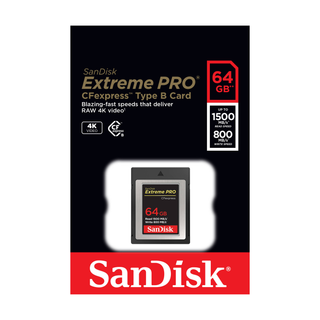 SanDisk 64GB Extreme PRO CFexpress Card Type B