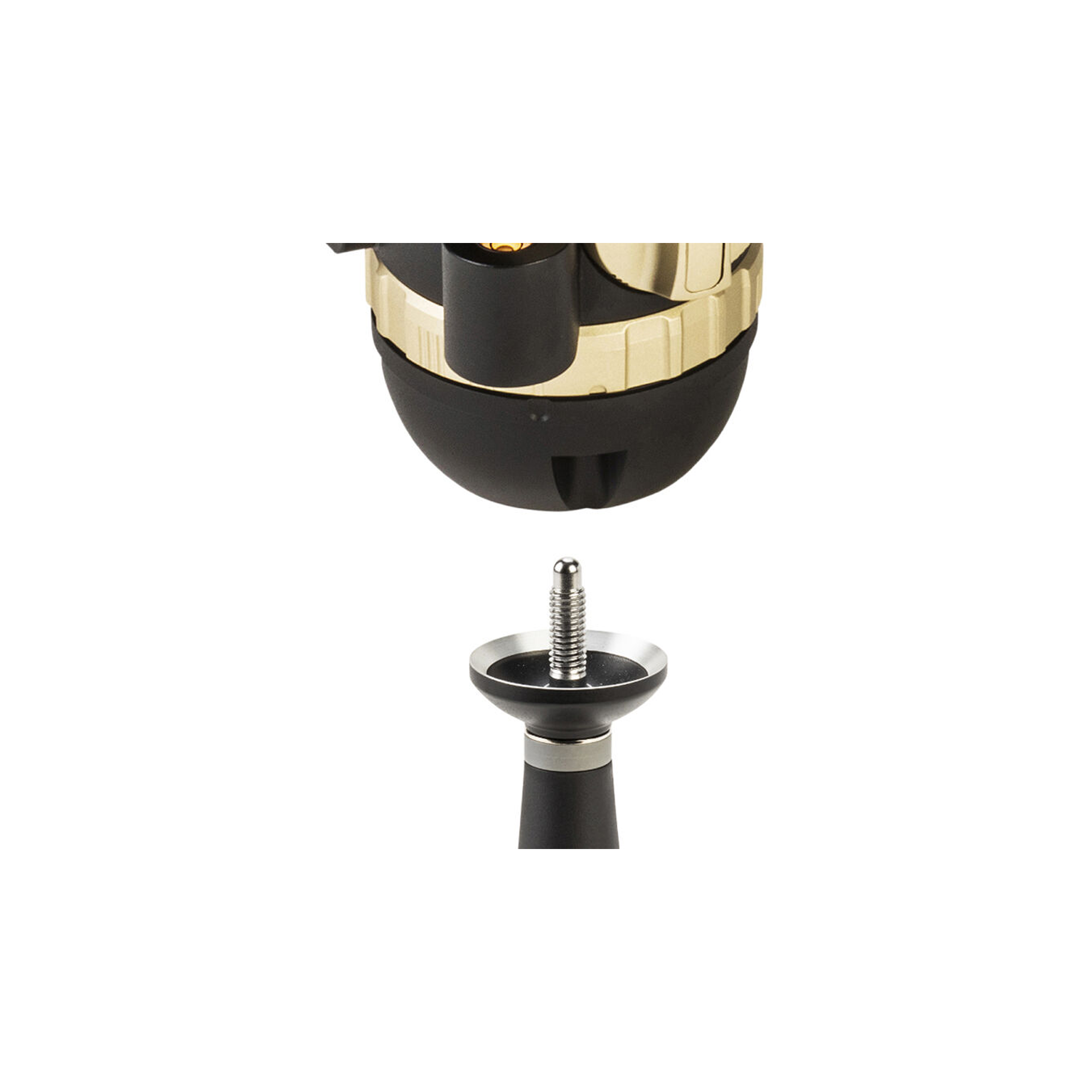 Libec 75mm ball and flat base video head with a pan handle, payload 10kg