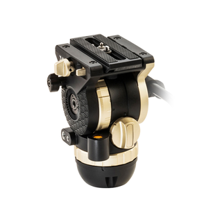 Libec 75mm ball and flat base video head with a pan handle, payload 4kg