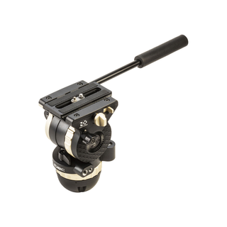 Libec 75mm ball and flat base video head with a pan handle, payload 4kg