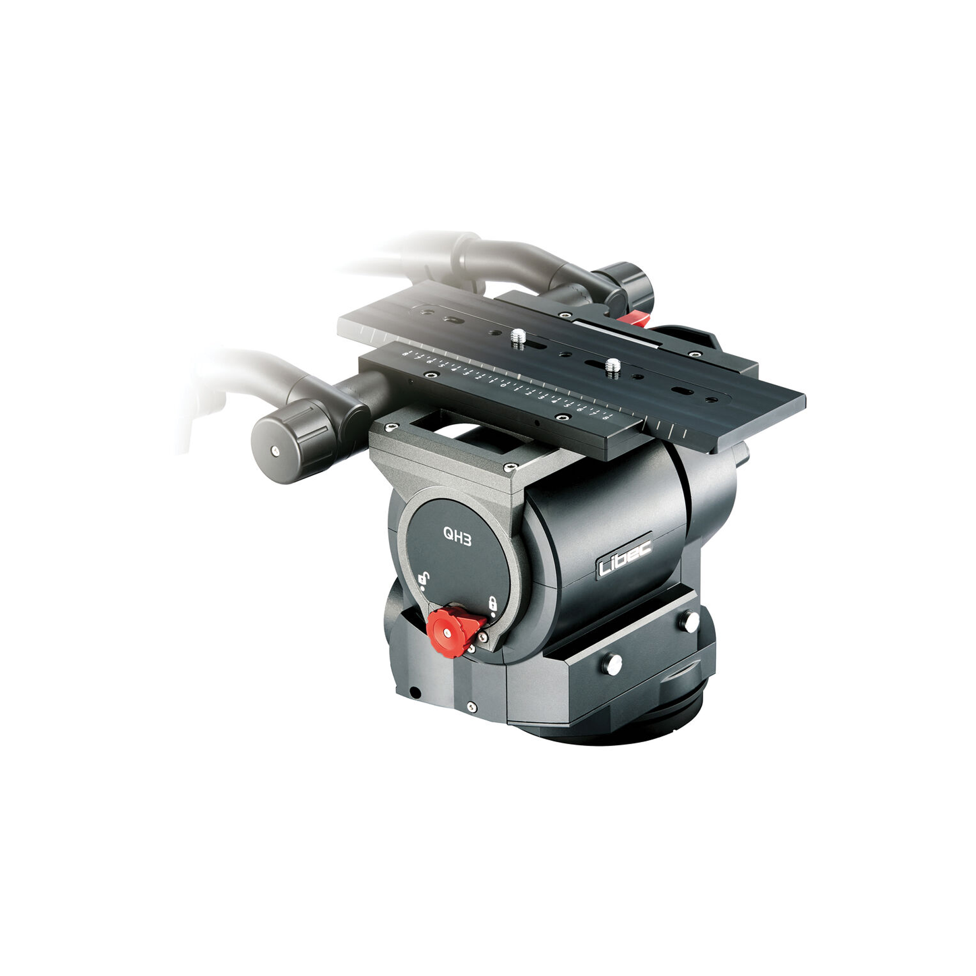 Libec Flat base video head with 150mm bowl adapter and 2 PH-15B, payload 69kg