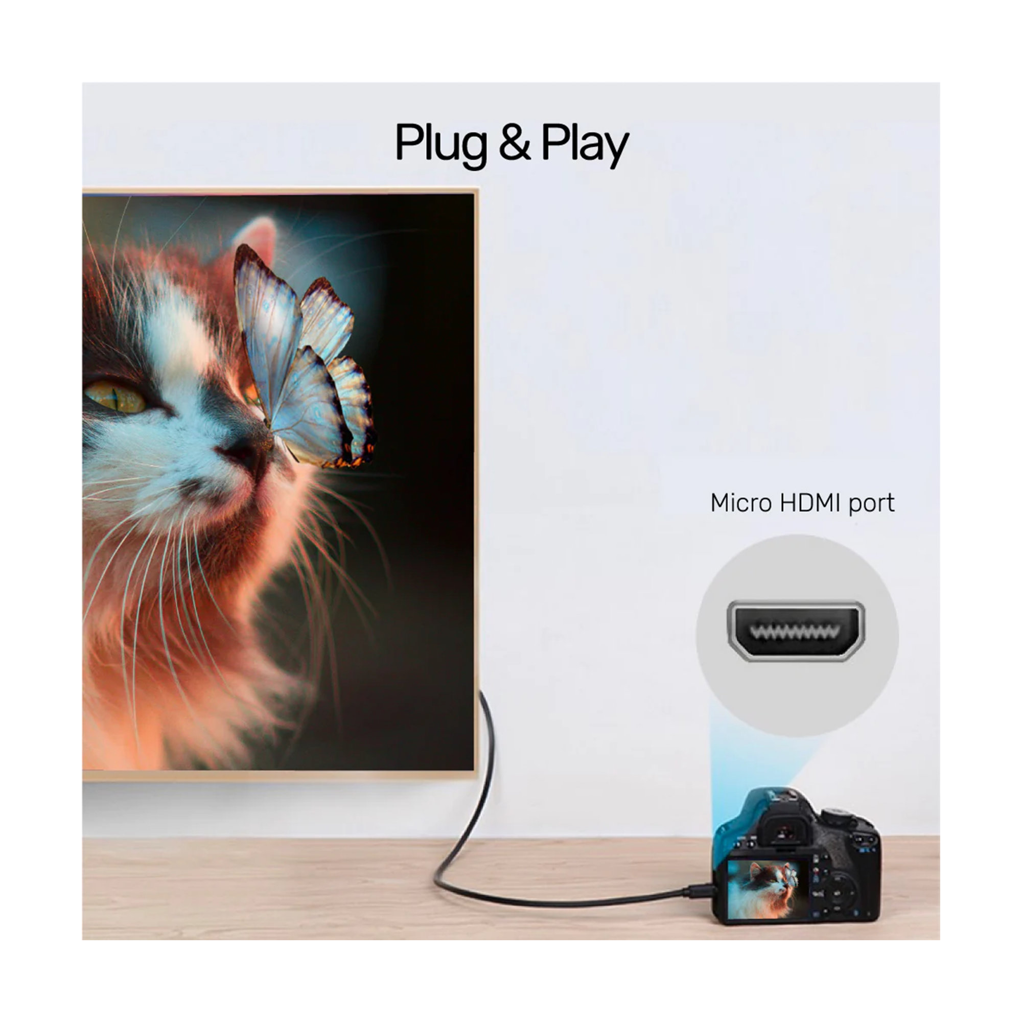 Unitek 4K 60Hz High Speed Micro HDMI to HDMI Cable