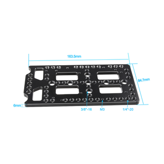 Camvate V-Lock Mounting Plate Power Supply Splitter with Super Clamp Crab Pliers Clip