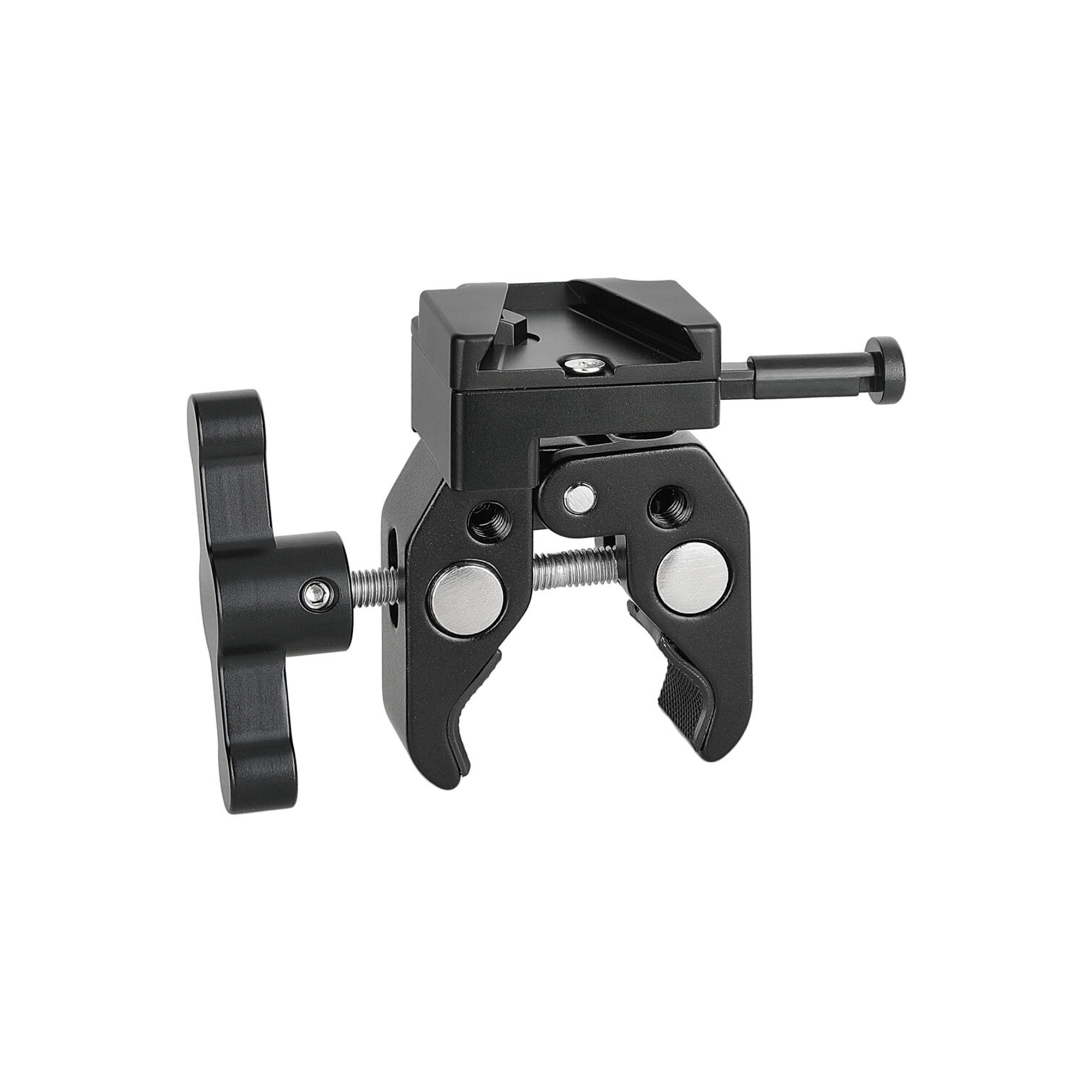 CAMVATE Universal Super Crab Clamp with T-Handle and V-Mount Battery Lock