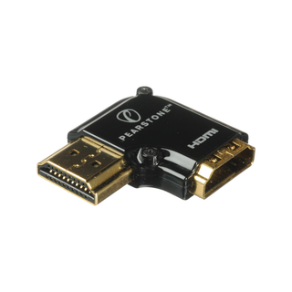 Pearstone HDMI 90-Degree Adapter - Vertical Flat Left
