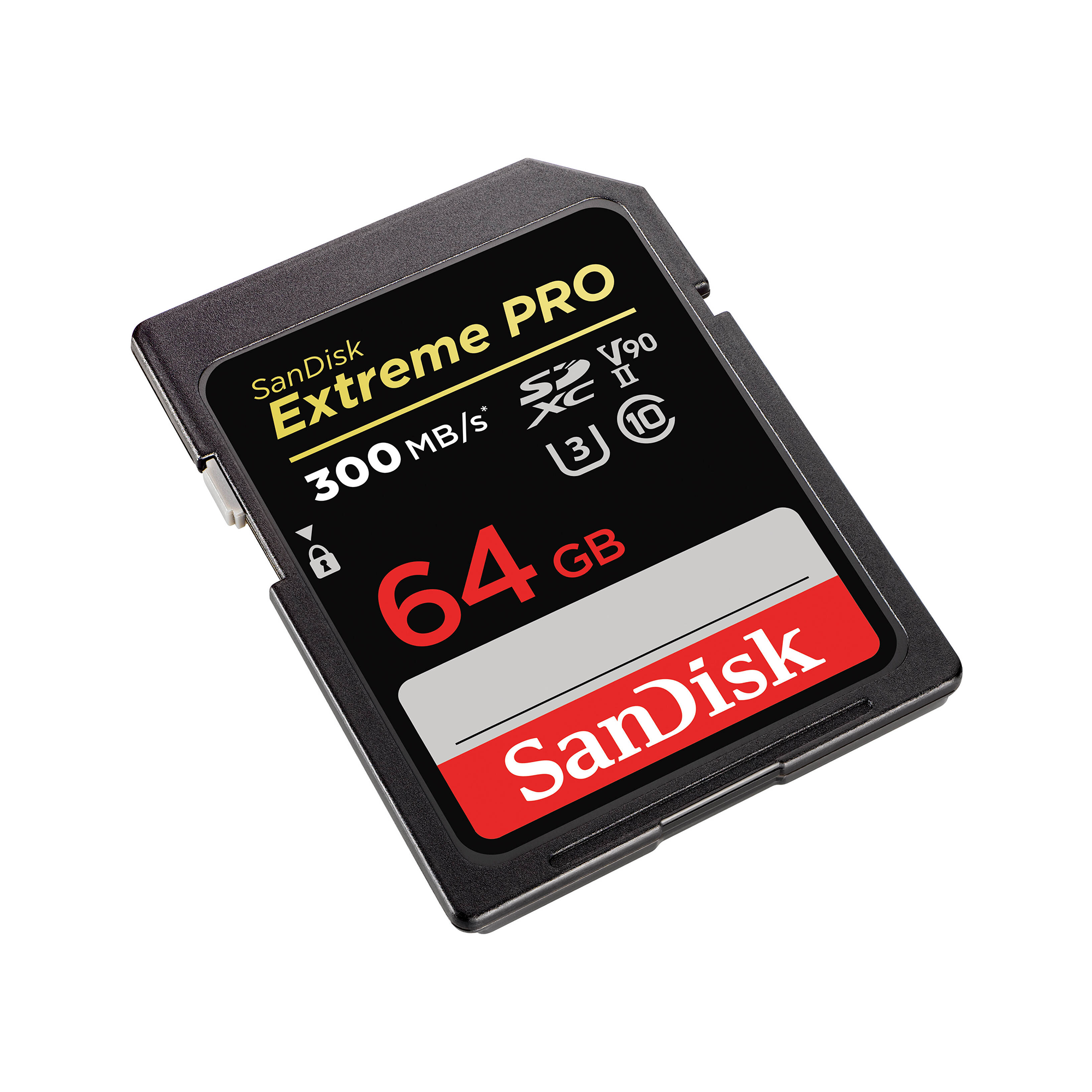 SanDisk Extreme PRO 64GB SDXC Memory Card 300MB/S, UHS-II, Class 10, U3, V90