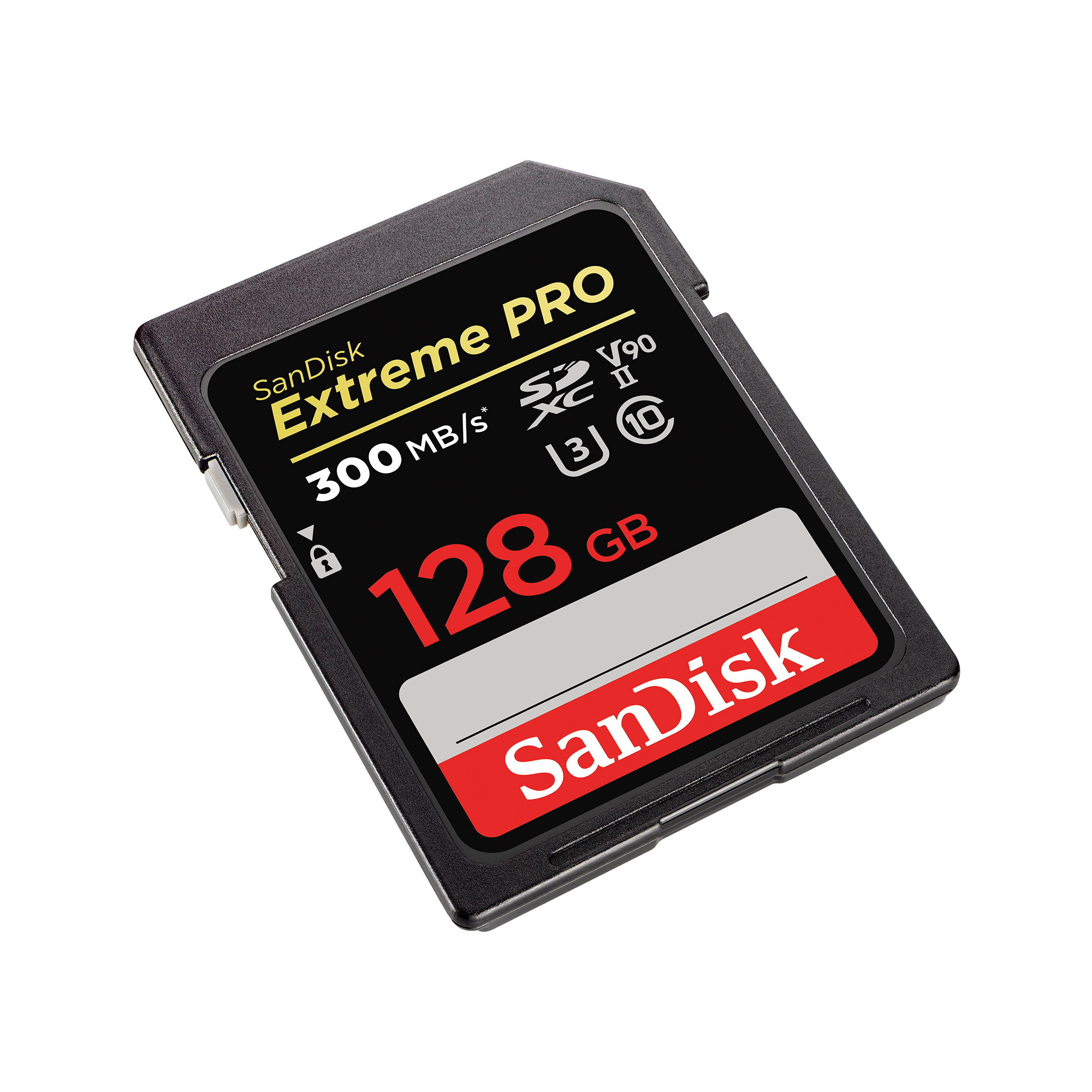 Sandisk Extreme PRO 128GB SDXC Memory Card 300MB/S, UHS-II, CLASS 10, U3, V90