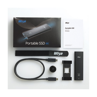 Wise Advanced 1TB Portable & Cinema USB 3.1 Gen 2 Type-C SSD (incl hot shoe mount & USB-C cable)