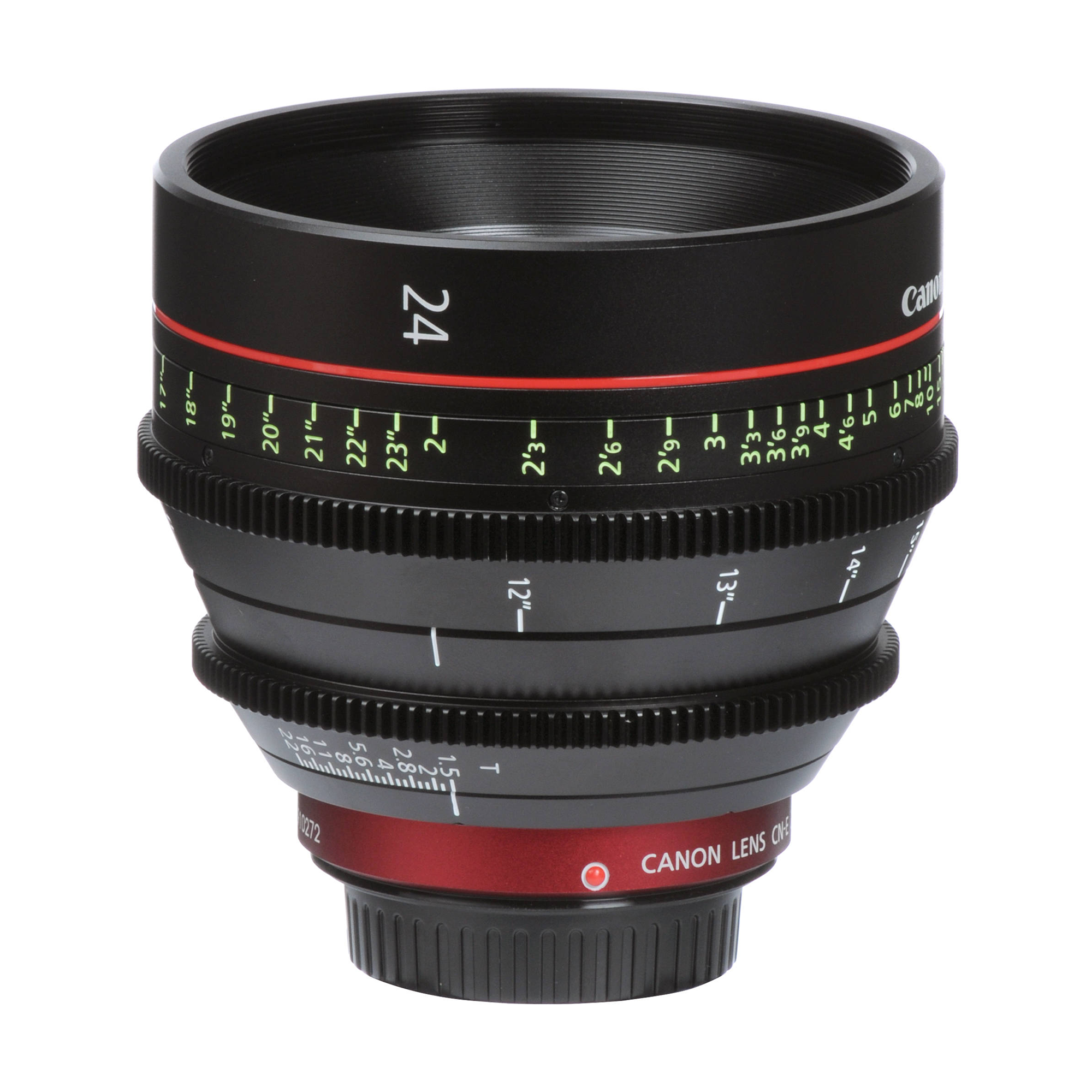 Canon CN-E 24mm T1.5 L F Cinema Prime Lens (EF Mount)