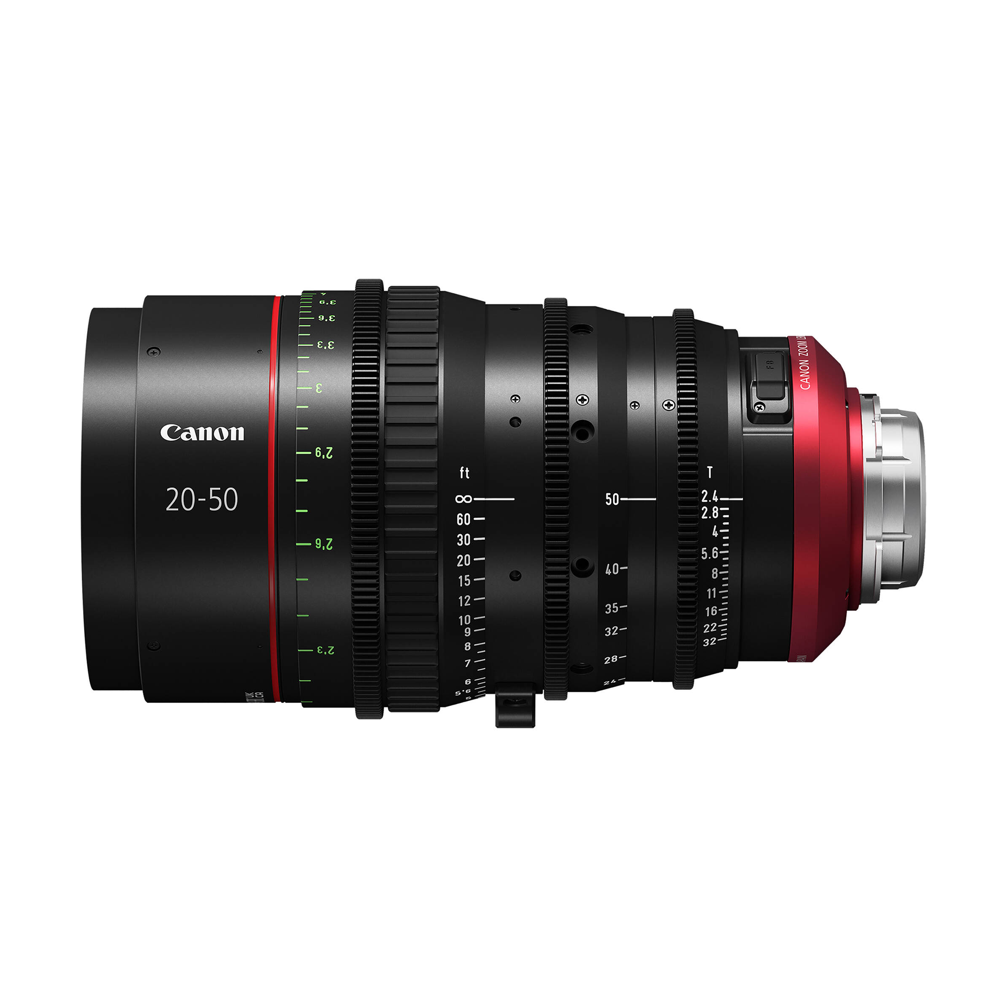 Canon CN-E 20-50mm T2.4 LF Cinema EOS Zoom Lens (PL Mount, Feet)