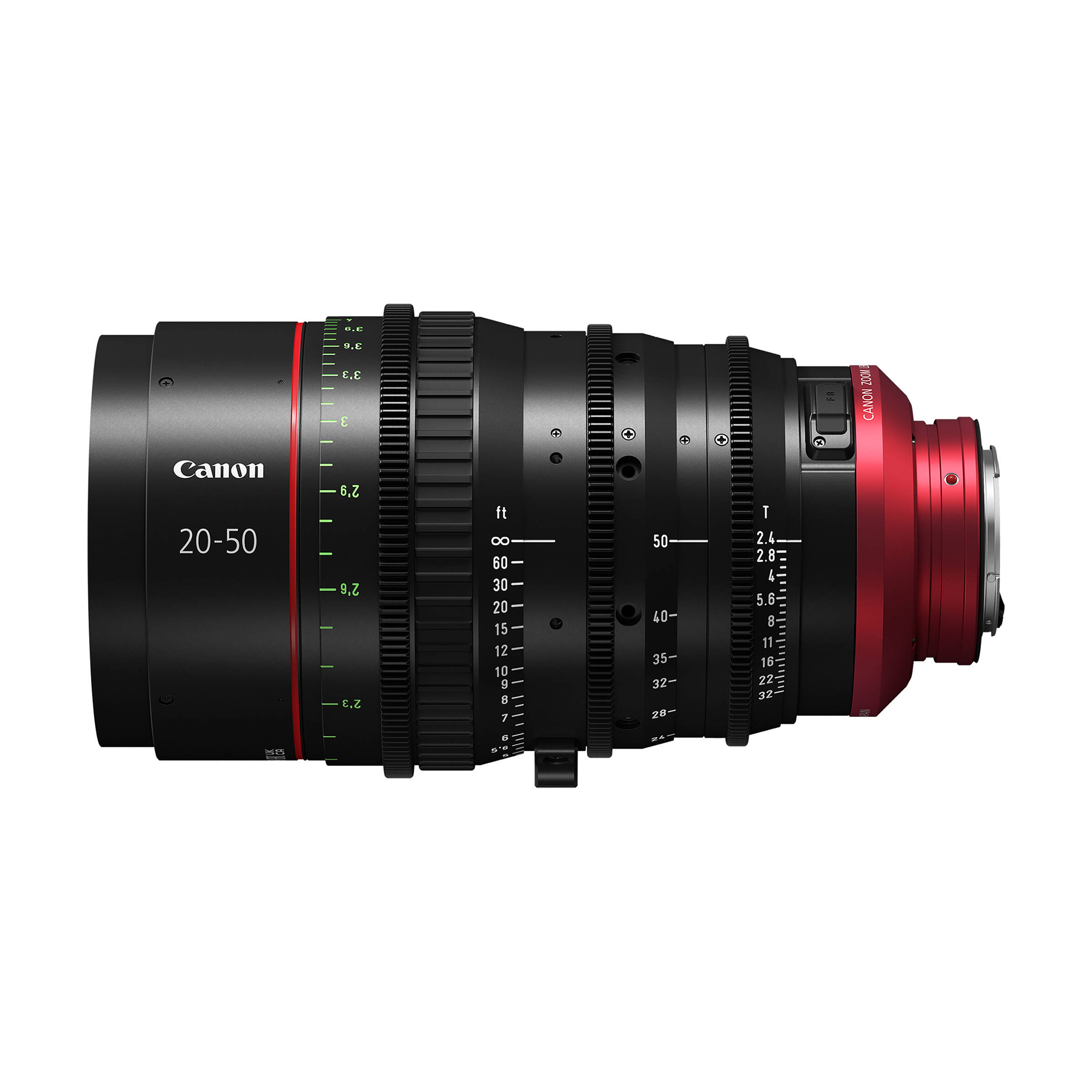 Canon CN-E 20-50mm T2.4 LF Cinema EOS Zoom Lens (EF Mount, Metres)