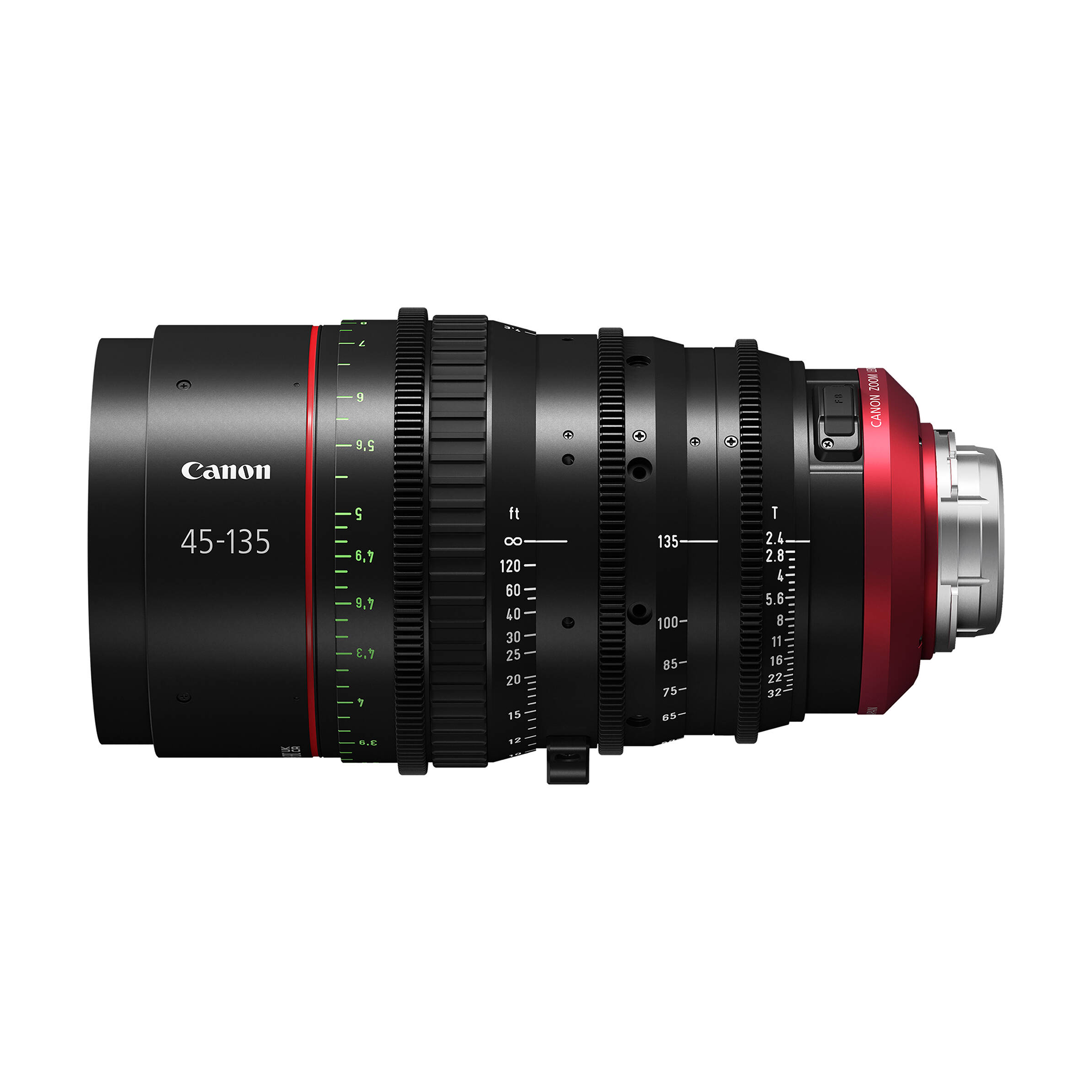 Canon CN-E 45-135mm T2.4 LF Cinema EOS Zoom Lens (PL Mount, Feet)