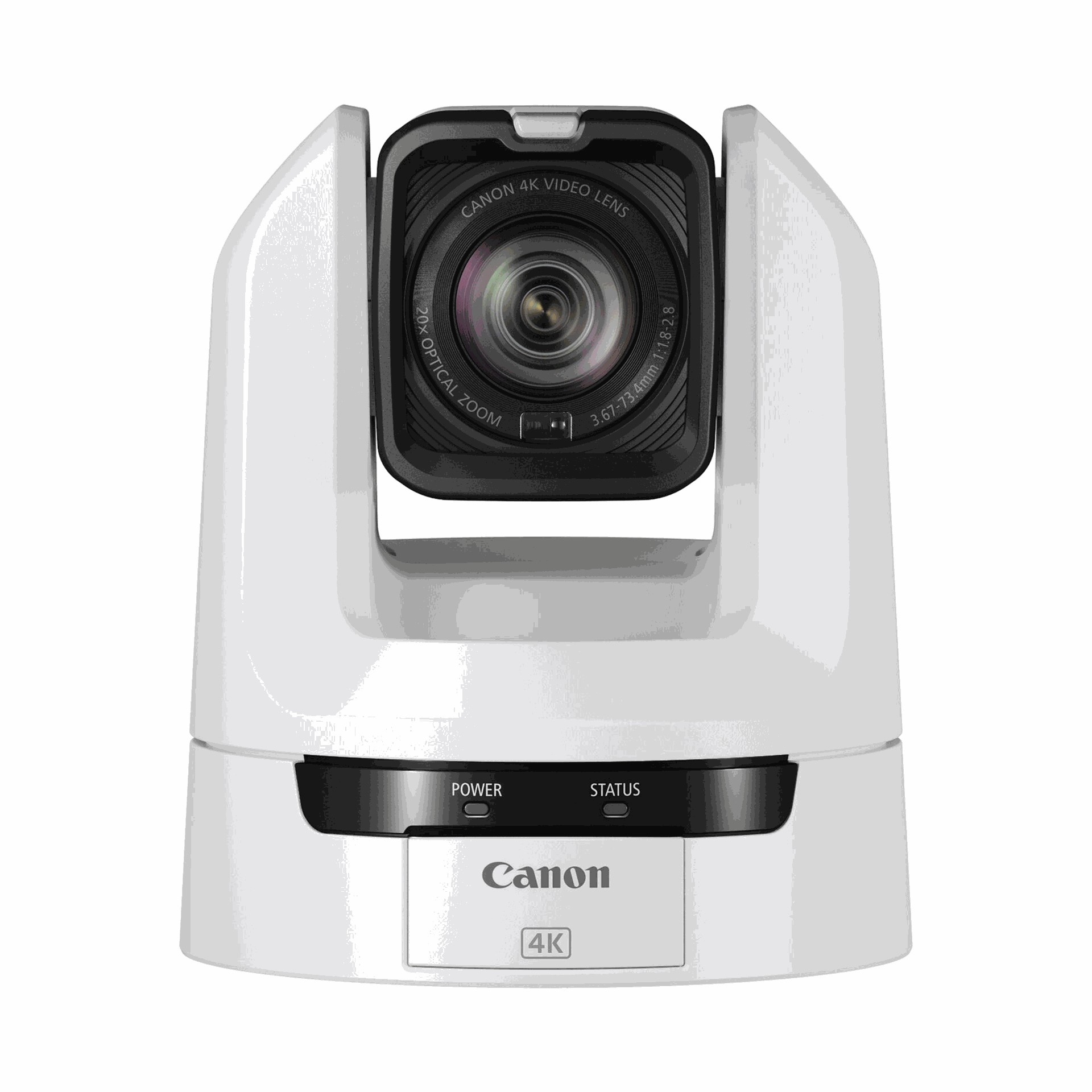 Canon CR-N300 4K NDI PTZ Camera with 20x Zoom (Titanium White)