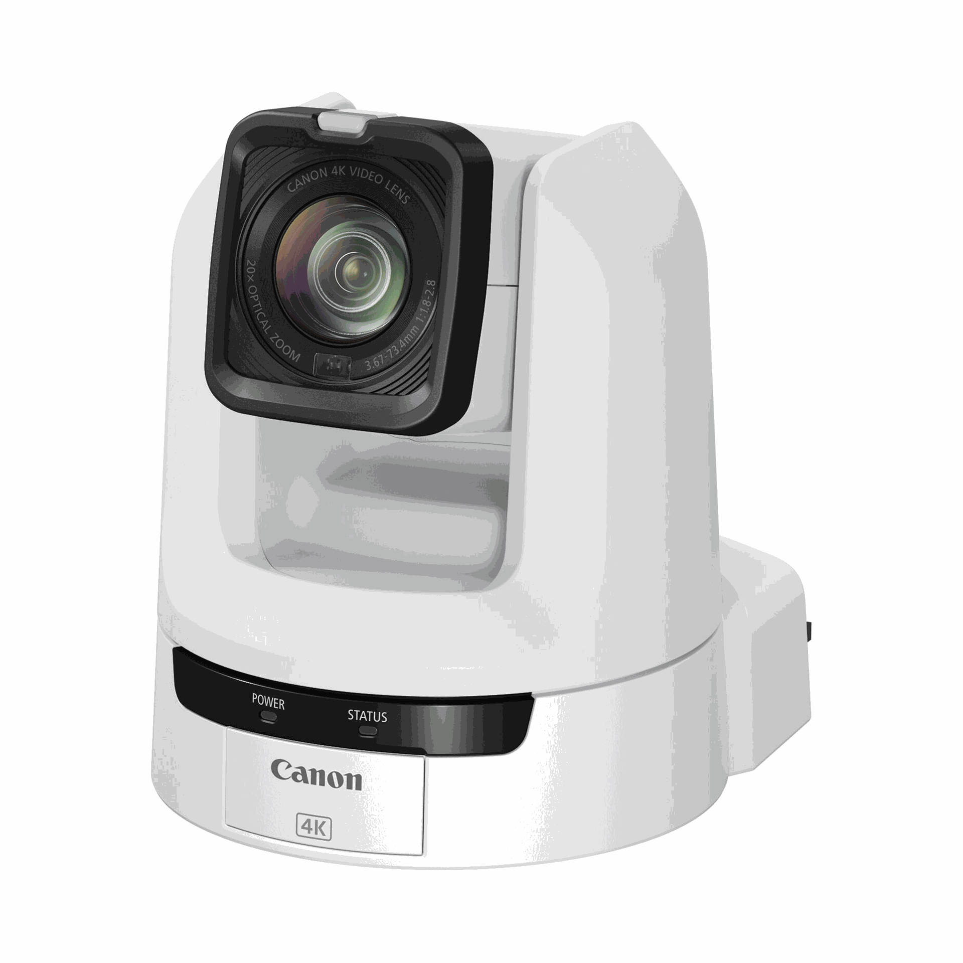Canon CR-N300 4K NDI PTZ Camera with 20x Zoom (Titanium White)