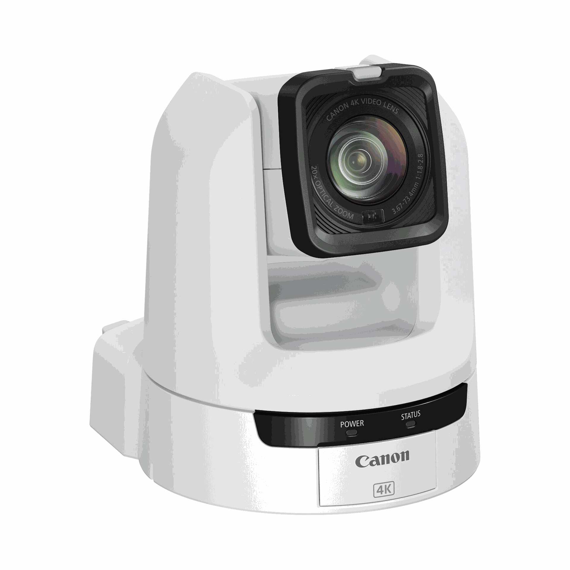 Canon CR-N300 4K NDI PTZ Camera with 20x Zoom (Titanium White)