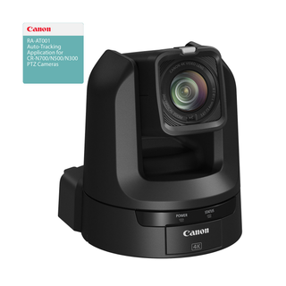 Canon CR-N300 4K NDI PTZ 20x Camera with Auto-Tracking (Satin Black)