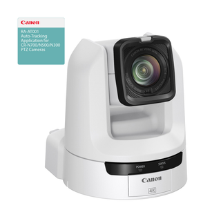 Canon CR-N300 4K NDI PTZ 20x Camera with Auto-Tracking (Titanium White)