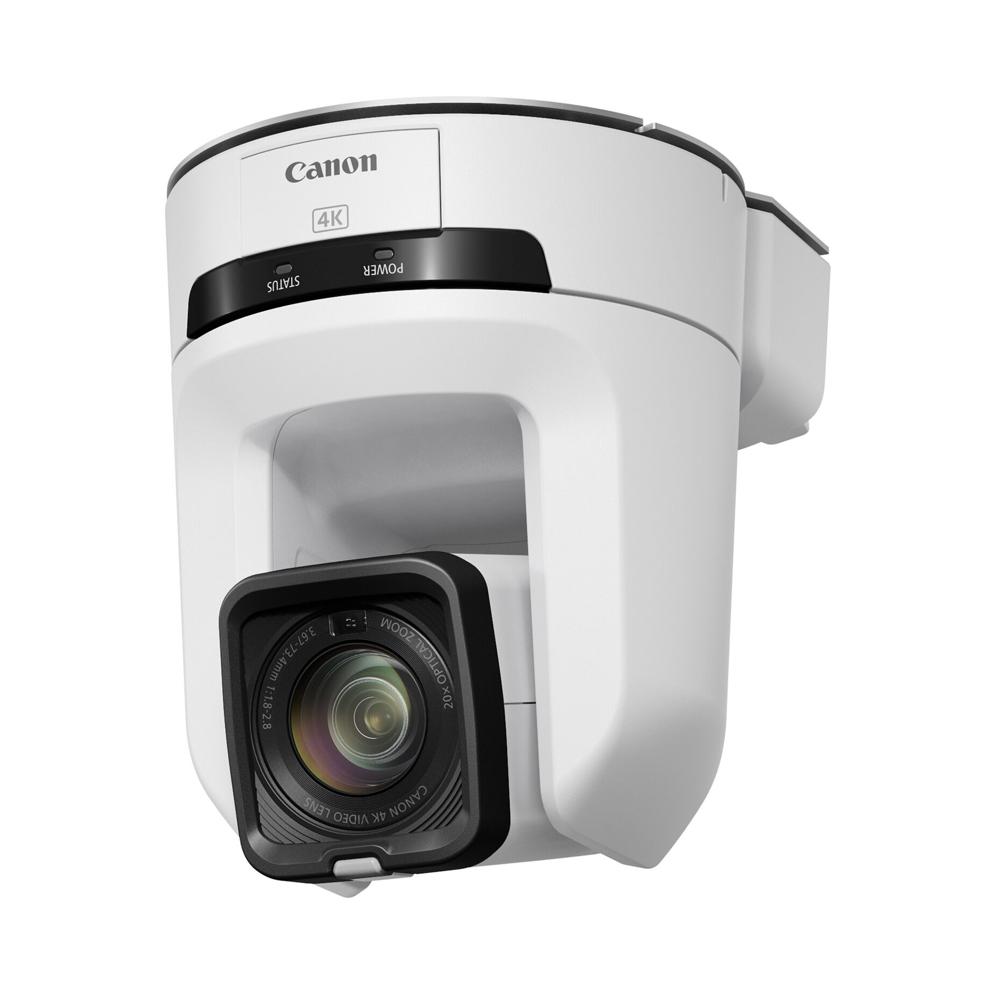 Canon CR-N300 4K NDI PTZ 20x Camera with Auto-Tracking (Titanium White)
