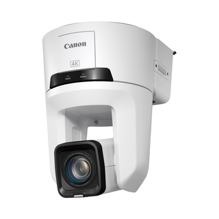Canon CR-N500 Professional 4K NDI PTZ Camera with 15x Zoom and Auto-Tracking (Titanium White)