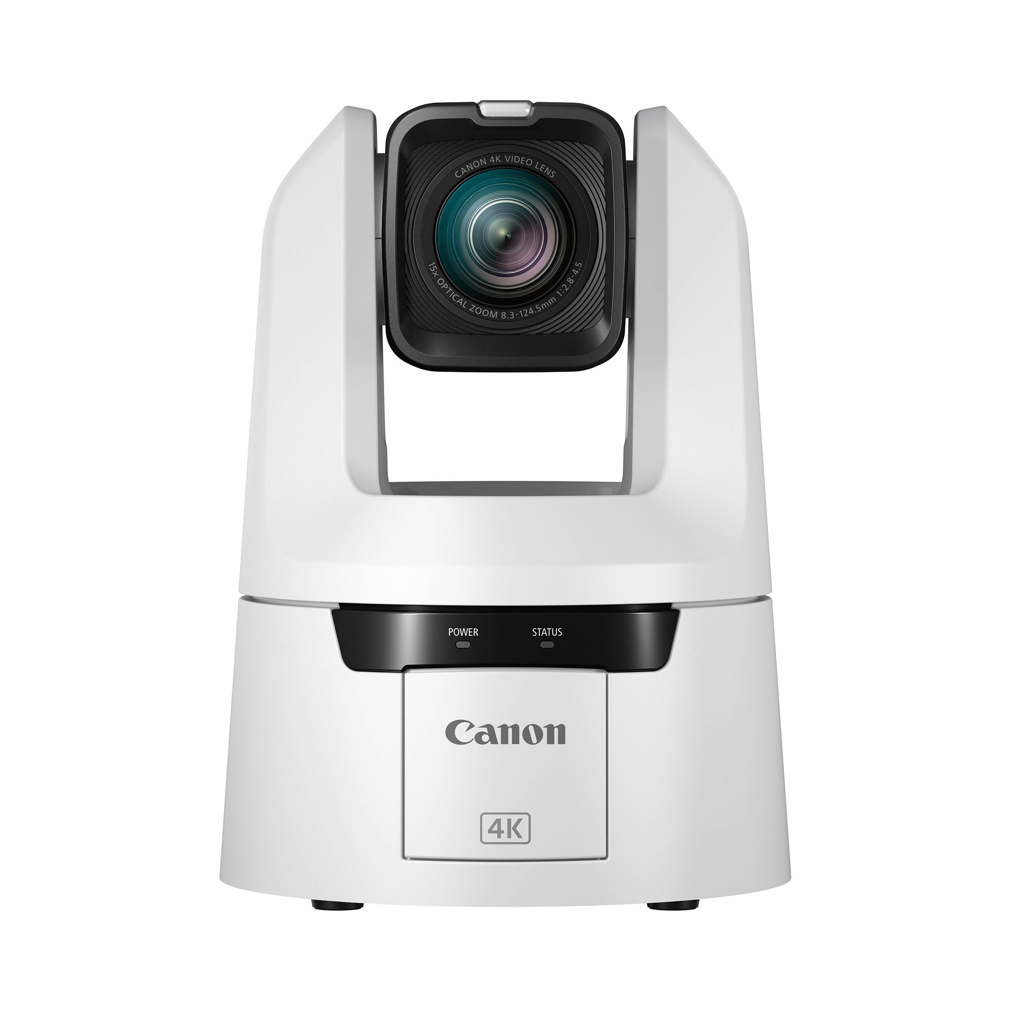 Canon CR-N500 Professional 4K NDI PTZ Camera with 15x Zoom and Auto-Tracking (Titanium White)