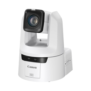 Canon CR-N500 Professional 4K NDI PTZ Camera with 15x Zoom and Auto-Tracking (Titanium White)