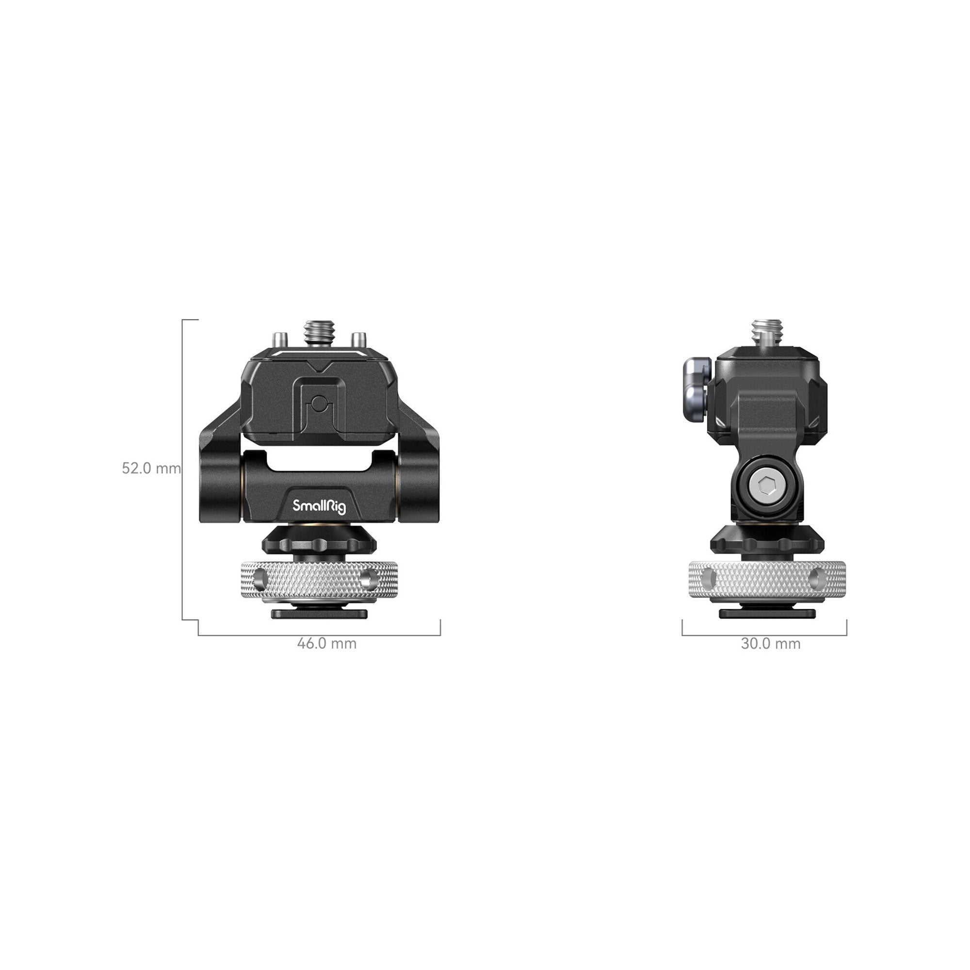 SmallRig Drop-in HawkLock mini Quick Release Monitor Mounting Support with Cold Shoe 3514B