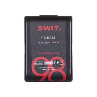 SWIT PB-M98S 14.4V 98Wh Pocket Battery with D-Tap and USB Output (V-Mount)